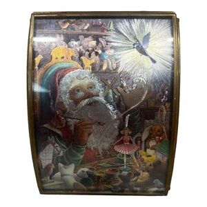 Vintage Santa/ Christmas Music/ Trinket Box‎ 1993 Via Vermont